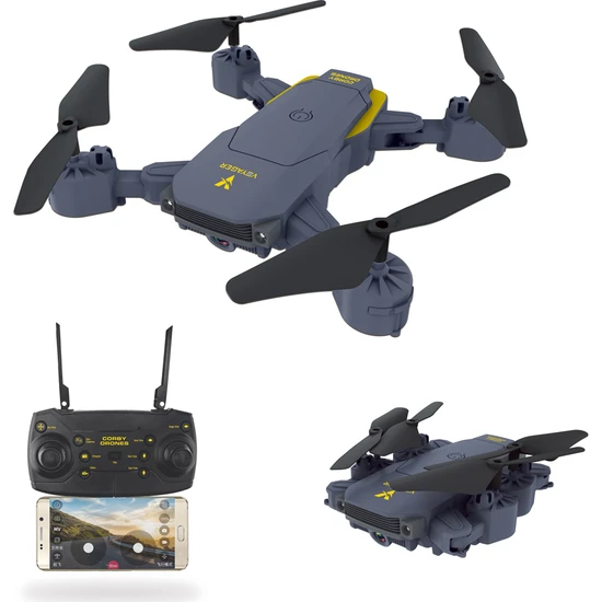 corby Zoom Voyager Cx014 Smart Dron wifi  katlanabilir 720p  kameralı smart otomatik iniş kalkış özellikli drone