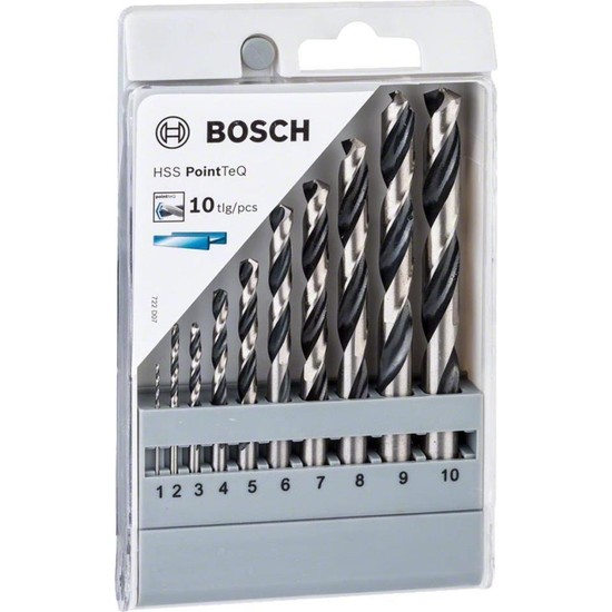 Bosch 2608577348 Pointteq Hss 10 Parça Metal Matkap Ucu Seti