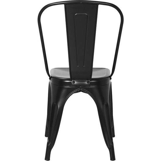 Seduna Tolix Sandalye Siyah Metal Design Sandalye Fiyatı