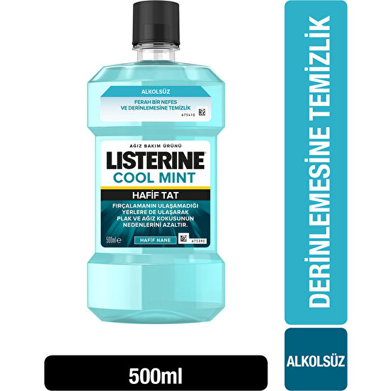 Listerine Cool Mint Hafif Tat 500 ml