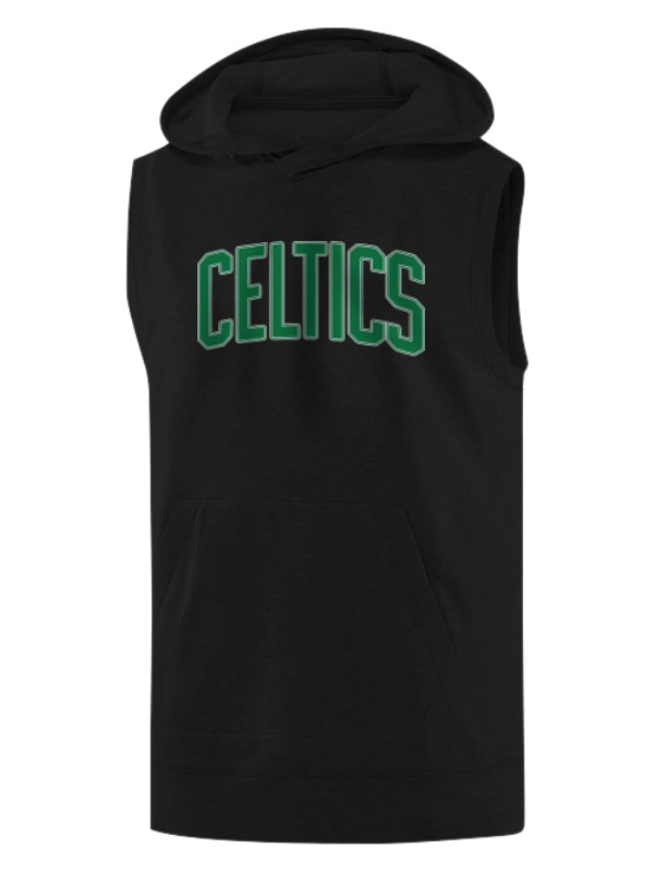 boston celtics sleeveless hoodie
