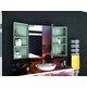 Artila Işıklı Kapaklı Akşam Renkleri Gizli Aynalı Çanak Lavabolu Banyo Dolabı 160 x 200 cm