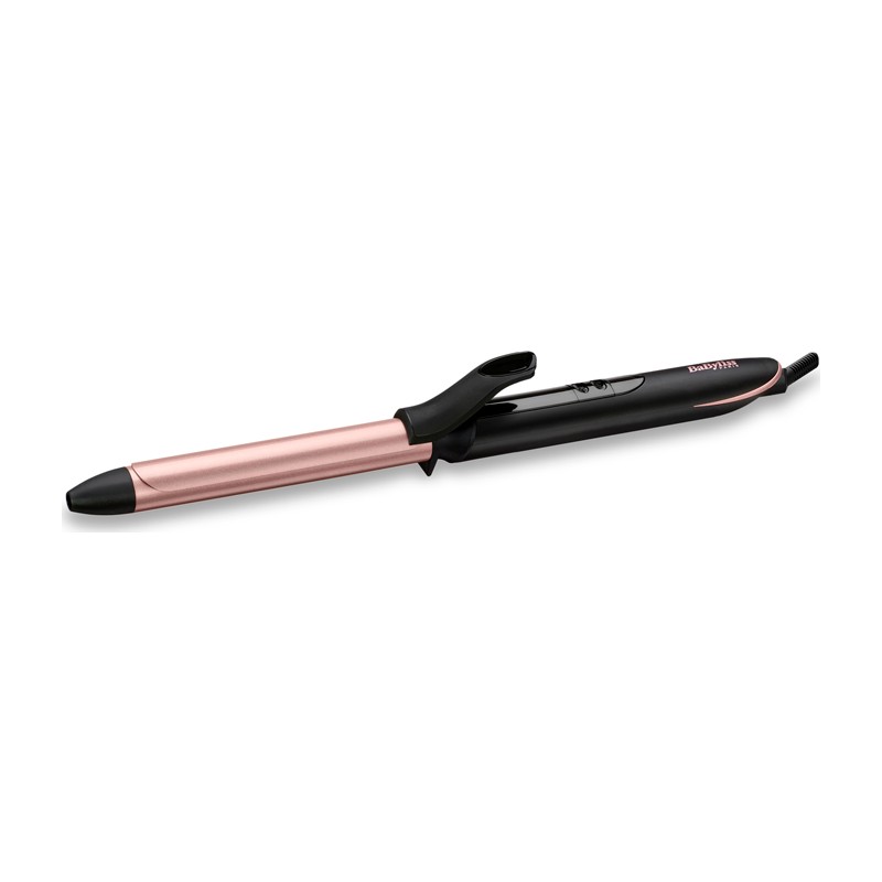 Babyliss Rose Quartz 19 mm 210 Derece 6 Isı Ayarlı Kuvars Seramik Kaplama İnce Saç Maşası Pembe C450E