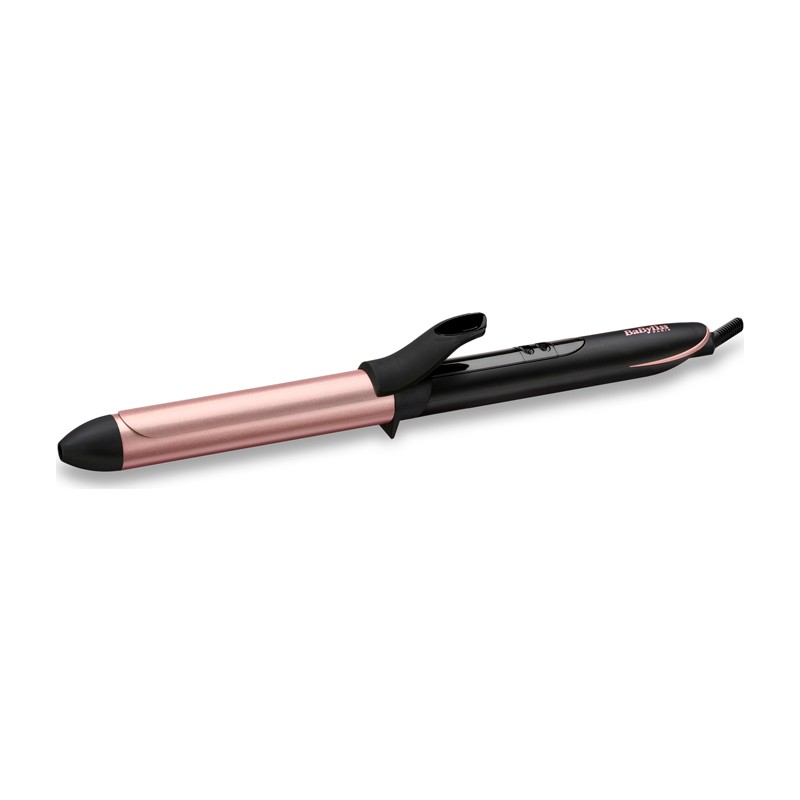 Babyliss Rose Quartz 25 mm 210 Derece 6 Isı Ayarlı Kuvars Seramik Kaplama Orta Kalınlıkta Saç Maşası C451E