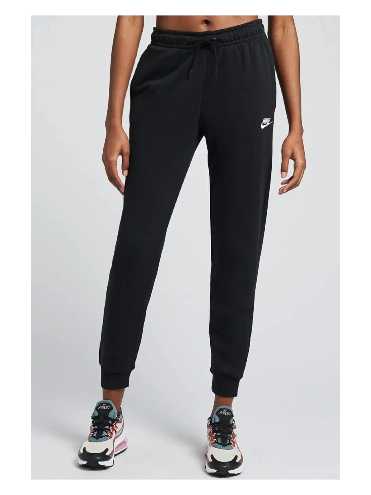 Nike Sportswear Essantial Standart Kesim Siyah Kadın Eşofman Altı