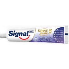 Signal Komple Bakım 8 Diş Macunu Tam Çürük ve Diş Beyazlatıcı Ferah Nefes İçin 75 ml
