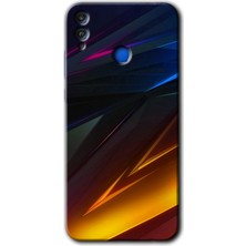 MRC İletişim Honor 8x Kılıf Hd Desen Baskılı Arka Kapak - Stranger Lines