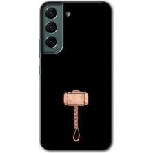 MRC İletişim Samsung Galaxy S22 Plus Kılıf Hd Desen Baskılı Arka Kapak - Thor Çekiç