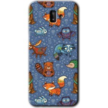 MRC İletişim Samsung Galaxy J6 Plus Kılıf Hd Desen Baskılı Arka Kapak - Animals Funny