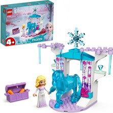 LEGO # Disney Elsa ve Nokk#un Buz Ahırı 43209 - 4 Yaş ve Üzeri için Hayal Gücünü Geliştiren İnşa Edilebilen Oyuncak Yapım Seti (53 Parça)