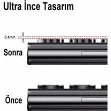 Dexmon Galaxy S23 Ultra Kamera Lens Koruyucu Kılıfla Birlikte Kullanım Ultra Ince Kırılmayı Önleyen Tasarım