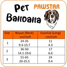 Pawstar Everyday Kedi Köpek Fuları Pet Bandanası