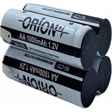 Orion Aa 4.8V 1000MAH Ni-Cd Şarjlı Vidalama Pili