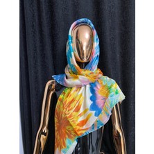 Aashivs Collection Kadın Saf İpek Pareo Şal Fular Eşarp