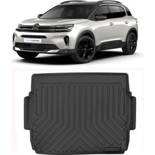 Rizline Citroen C5 Aircross Alt Konum 2023 ve Sonrası 3D  Bagaj Havuzu Siyah
