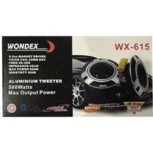 Wondex WX-615 Profesyonel 500WATT 10 cm Dome Tweeter