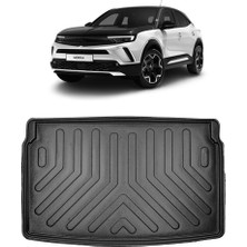 Rizline Opel Mokka Elektirikli Üst Konum  2021 Sonrası 3D Bagaj Havuzu Siyah