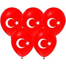 Cmk Bayrak Baskılı Balon 10'lu Paket