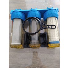 Sulook Daire Giriş Filtresi 3'lü Tam Set 3/4 Giriş Çıkışlı