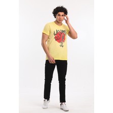 Superfly Tshirt Erkek Sarı Tshirt 21690-22