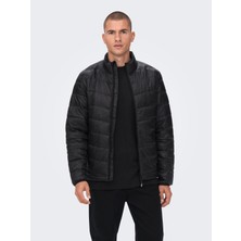 Only & Sons Carven Quilted Puffer Otw Noos Erkek Siyah Mont 22023051-0210