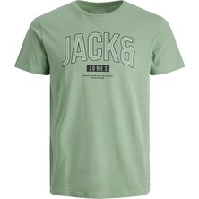Jack & Jones Thomas Tee Ss Crew Neck Fst Erkek Yeşil Tshirt 12219812-21