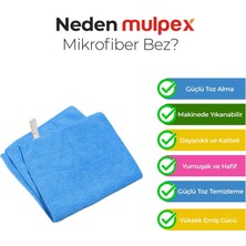 Mulpex Mikrofiber Genel Temizlik Bezi Mavi 40X40 Cm. - 400 Adet