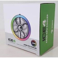 Zoko Ice-4 Intel/amd 12CM Auto Rainbow Işlemci Fanı