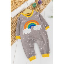 Babymod Gökkuşağı Desenli Kız/Erkek Bebek Tulum