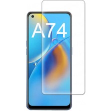 Vip Case Oppo A74 4g - Maxi Glass Temperli Kırılmaz Ekran Koruyucu