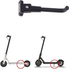 Elektrikli Scooter Park Yan Ayak Siyah