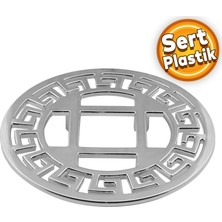 Badem10 Versace Kulp Mobilya Çekmece Dolap Kapak Kulpu Kulbu Plastik Krom