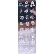 Rosevelt Nail Art Stamp Baskı Plağı N05