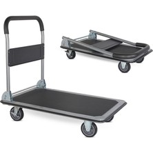 DUFFMART PR2190 Pro Katlanır Platform 4 Tekerlekli Paket Taşıma Arabası 150 kg