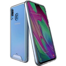 Kupa Samsung Galaxy A40 Kılıf Kamera Korumalı Darbe Emici Şeffaf Tank Tam Koruma Silikon Kapak