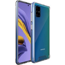 Kupa Samsung Galaxy A71 Kılıf Kamera Korumalı Darbe Emici Şeffaf Tank Tam Koruma Silikon Kapak