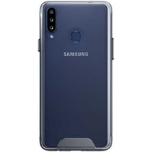 Kupa Samsung Galaxy M30 Kılıf Kamera Korumalı Darbe Emici Şeffaf Tank Tam Koruma Silikon Kapak