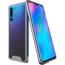 Kupa Huawei P30 Pro Kılıf Kamera Korumalı Darbe Emici Şeffaf Tank Tam Koruma Silikon Kapak