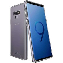 Kupa Samsung Galaxy Note 9 Kılıf Kamera Korumalı Darbe Emici Şeffaf Tank Tam Koruma Silikon Kapak