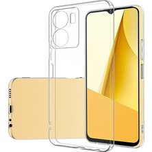 Fitcase Vivo Y16 Kılıf Kamera Korumalı Silikon Şeffaf Arka Kapak
