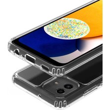 Kupa Samsung Galaxy A04E Kılıf Kamera Korumalı Darbe Emici Köşeleri Airbag Şeffaf Silikon Kapak