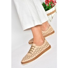 Fox Shoes P555004703 Ten Bağcıklı Günlük Kadın Ayakkabı