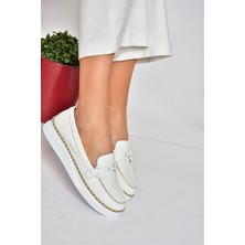 Fox Shoes P555100003 Beyaz Günlük Kadın Ayakkabı