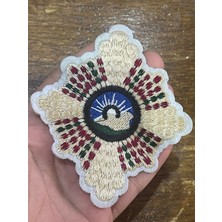 Gönülden Tasarım 10X8 cm Nakış Işleme Etnik Otantik Aplike Yama Arma Dikiş Aaksesuarı