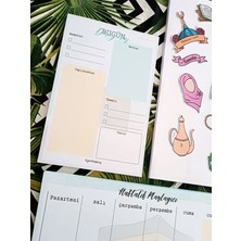 Ramazan Seti Etiket Sticker Defter Set Masaüstü Planlayıcı