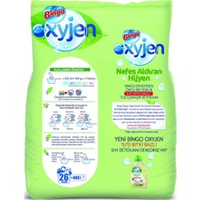 Bingo Toz Çamaşır Deterjanı 16 kg Oxyjen Doğal Içerikli Parfümsüz (4 Paket x 4 kg) (104 Yıkama)