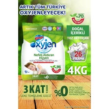 Bingo Toz Çamaşır Deterjanı 16 kg Oxyjen Doğal Içerikli Parfümsüz (4 Paket x 4 kg) (104 Yıkama)