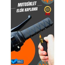 Motobros Motosiklet Kauçuk Gidon Sarmalı Elcik Kılıfı Elcik Koruma Takımı