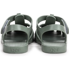 Igor Clasica Velcro Kız/Erkek Çocuk Sandalet S10288 Havuz Plaj Yeşil