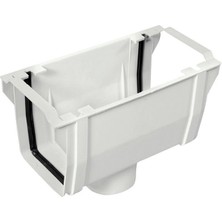 Fix Pvc 3.2 Çatı Oluğu 150 Köşeli Dere Manşonu 150